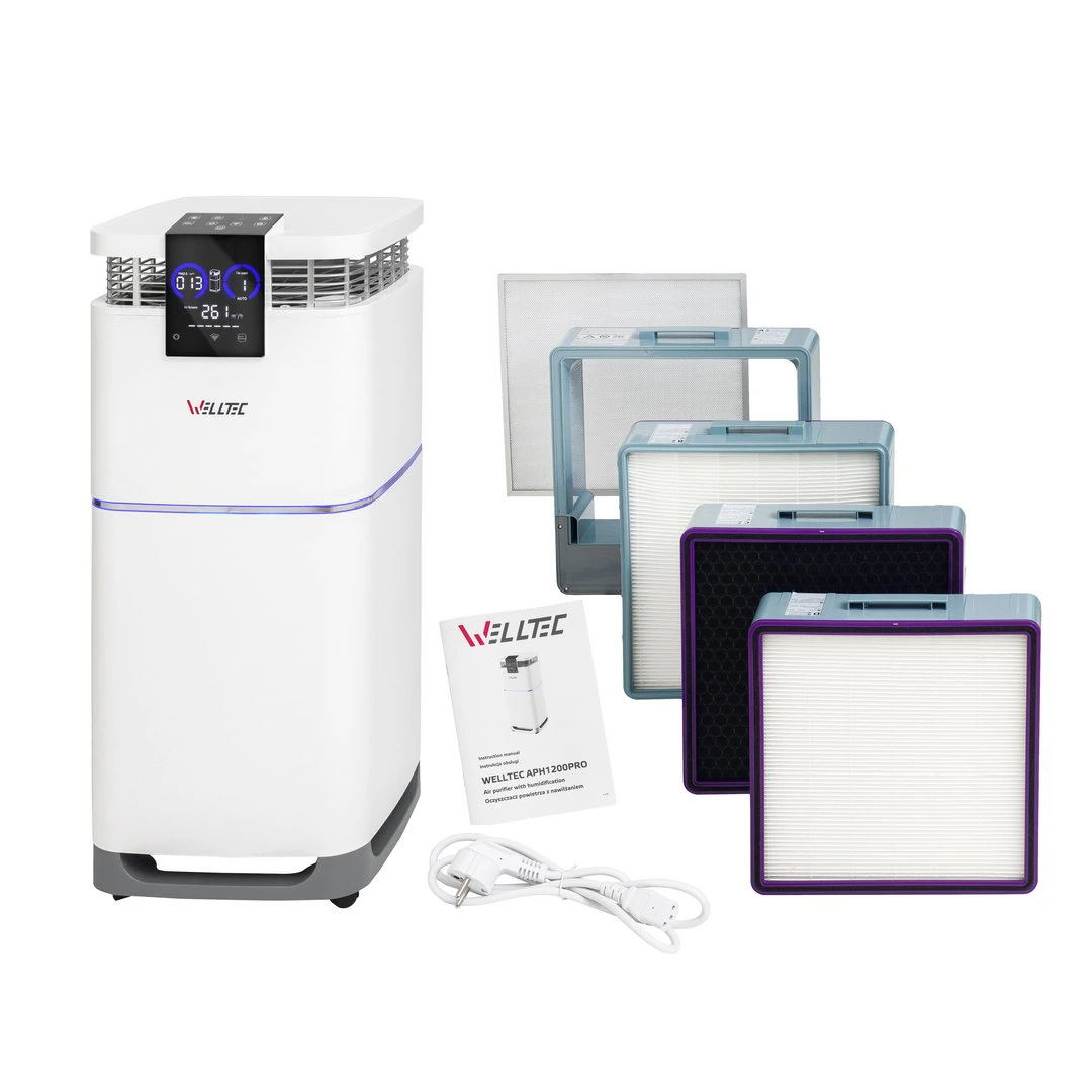 Oczyszczacz powietrza Welltec z kompletem filtrów — zdjęcie kontekstowe